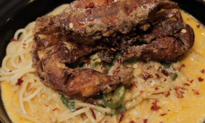 Softshell Crab Buttermilk Pasta in Kelana Jaya! - Munch by WORLD OF BUZZ