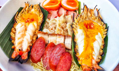 Huge Grilled Prawns in Noodles  - Munch by WORLD OF BUZZ