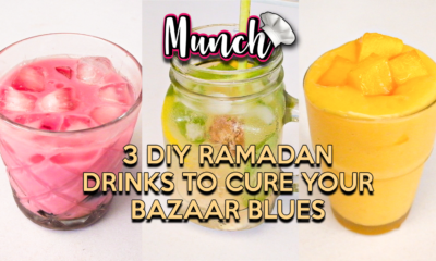 3 DIY Ramadan Drinks To Cure Your Bazaar Blues - Munch by WORLD OF BUZZ